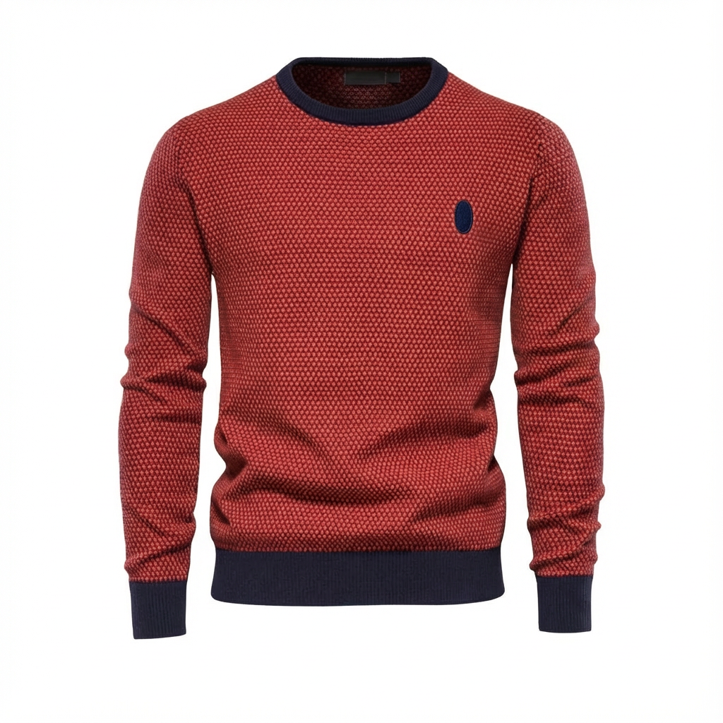 Signature-Strickpullover Im Waffelmuster (Winterverkauf)