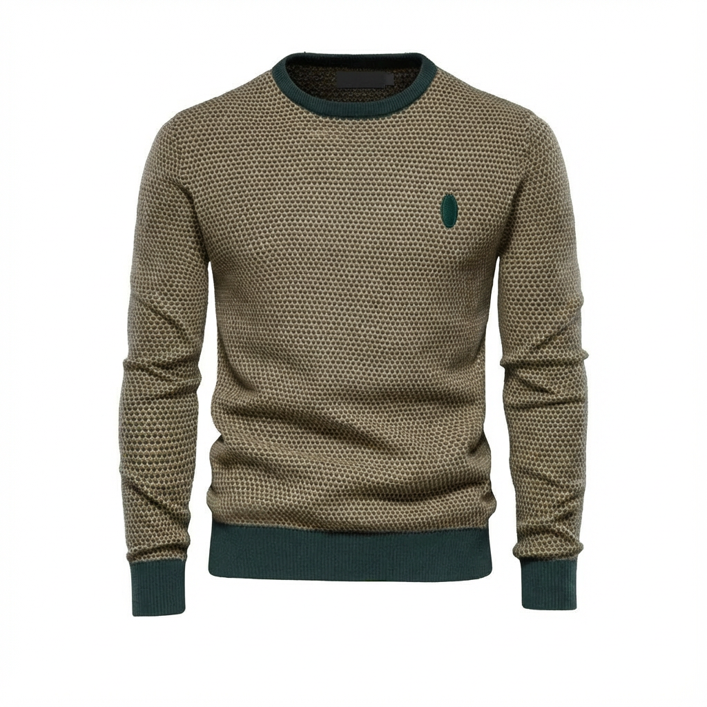 Signature-Strickpullover Im Waffelmuster (Winterverkauf)